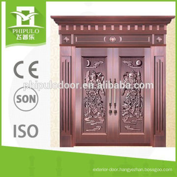 copper villa entry door/copper villa entrance door/copper door